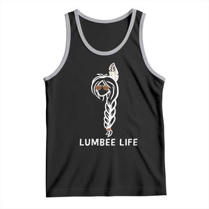 Native American Women Tank Top Lumbee American Indian Tribe Indigenous Girl Life TS14 Black Athletic Heather Print Your Wear