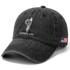 Native American Women Washed Cotton Baseball Cap Lumbee American Indian Tribe Indigenous Girl Life TS14 Print Your Wear