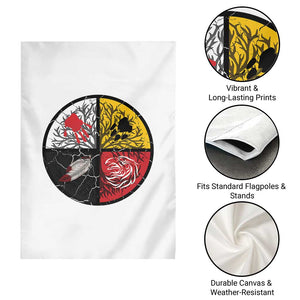 Native American Medicine Wheel MMIW Garden Flag TS14 Print Your Wear