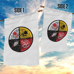 Native American Medicine Wheel MMIW Garden Flag TS14 Print Your Wear