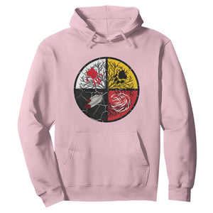 Native American Medicine Wheel MMIW Hoodie TS14 Light Pink Print Your Wear