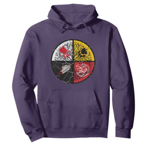 Native American Medicine Wheel MMIW Hoodie TS14 Purple Print Your Wear