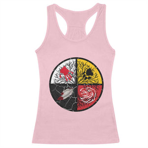 Native American Medicine Wheel MMIW Racerback Tank Top TS14 Light Pink Print Your Wear