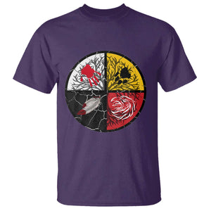 Native American Medicine Wheel MMIW T Shirt TS14 Purple Print Your Wear