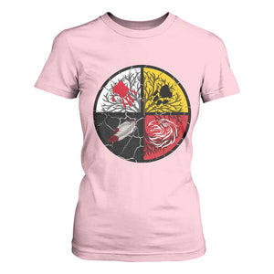 Native American Medicine Wheel MMIW T Shirt For Women TS14 Light Pink Print Your Wear