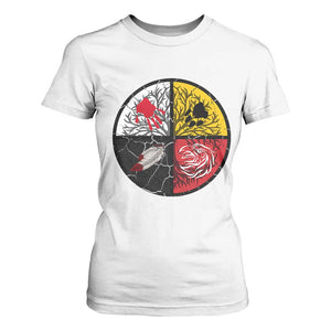 Native American Medicine Wheel MMIW T Shirt For Women TS14 White Print Your Wear
