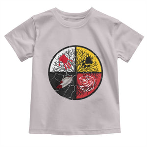 Native American Medicine Wheel MMIW Toddler T Shirt TS14 Ice Gray Print Your Wear