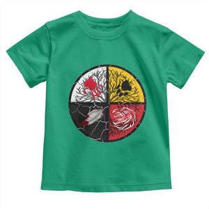 Native American Medicine Wheel MMIW Toddler T Shirt TS14 Irish Green Print Your Wear