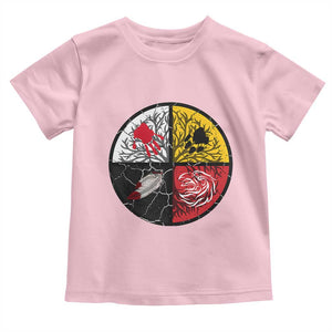 Native American Medicine Wheel MMIW Toddler T Shirt TS14 Light Pink Print Your Wear
