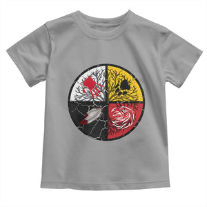 Native American Medicine Wheel MMIW Toddler T Shirt TS14 Sport Gray Print Your Wear