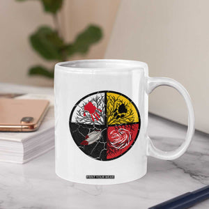 Native American Medicine Wheel MMIW Coffee Mug TS14 Print Your Wear