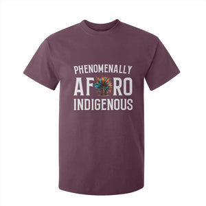 Afro Indigenous Native Pride Phenomenally Indigenous People T Shirt For Kid TS14 Maroon Print Your Wear