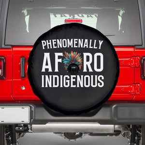 Afro Indigenous Native Pride Phenomenally Indigenous People Spare Tire Cover TS14 Black Print Your Wear