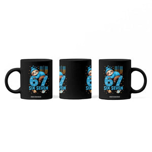 67 Six Seven Meme Coffee Mug Funny Hanukkah Sloth TS14 Print Your Wear