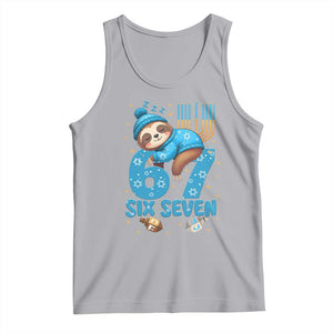 67 Six Seven Meme Tank Top Funny Hanukkah Sloth TS14 Athletic Heather Print Your Wear