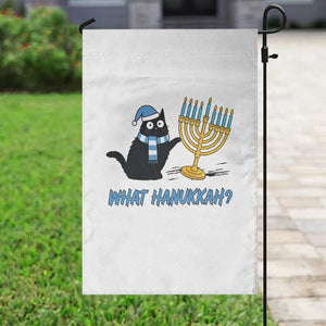 Funny Black Cat Hanukkah Chanukah Garden Flag TS14 Print Your Wear