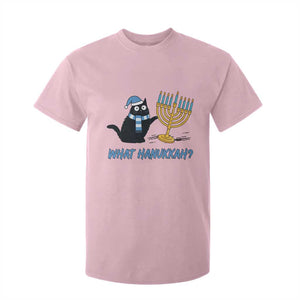 Funny Black Cat Hanukkah Chanukah T Shirt For Kid TS14 Light Pink Print Your Wear