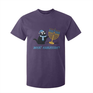 Funny Black Cat Hanukkah Chanukah T Shirt For Kid TS14 Purple Print Your Wear