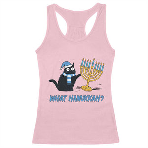 Funny Black Cat Hanukkah Chanukah Racerback Tank Top TS14 Light Pink Print Your Wear