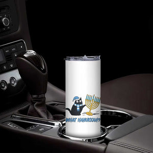 Funny Black Cat Hanukkah Chanukah Skinny Tumbler TS14 Print Your Wear