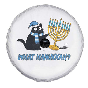Funny Black Cat Hanukkah Chanukah Spare Tire Cover TS14 Print Your Wear