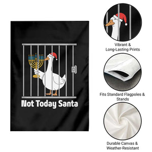 Funny Goose Hanukkah Chanukah Garden Flag Not Today Santa TS14 Print Your Wear