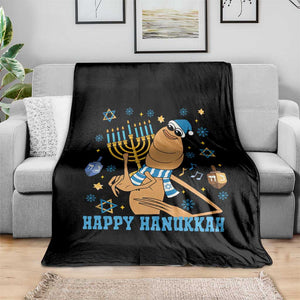 Funny Marcus The Worm Hanukkah Meme Throw Blanket TS14 Print Your Wear