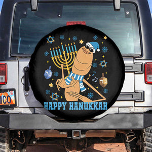 Funny Marcus The Worm Hanukkah Meme Spare Tire Cover TS14 No hole Black Print Your Wear