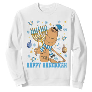Funny Marcus The Worm Hanukkah Meme Sweatshirt TS14 White Print Your Wear