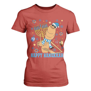 Funny Marcus The Worm Hanukkah Meme T Shirt For Women TS14 Red Print Your Wear