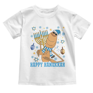 Funny Marcus The Worm Hanukkah Meme Toddler T Shirt TS14 White Print Your Wear