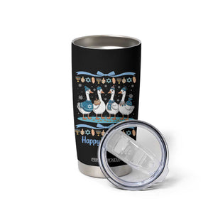 Happy Hanukkah Tumbler Cup Funny Silly Goose Chanukah TS14 Print Your Wear