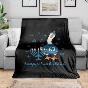 67 Six Seven Silly Goose Hanukkah Meme Throw Blanket Happy Honkukkah TS14 Print Your Wear