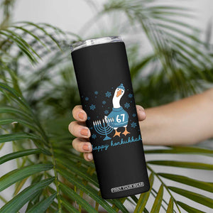 67 Six Seven Silly Goose Hanukkah Meme Skinny Tumbler Happy Honkukkah TS14 Print Your Wear