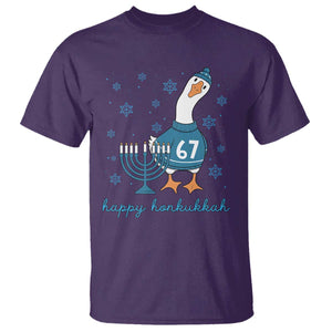 67 Six Seven Silly Goose Hanukkah Meme T Shirt Happy Honkukkah TS14 Purple Print Your Wear