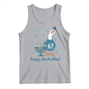 67 Six Seven Silly Goose Hanukkah Meme Tank Top Happy Honkukkah TS14 Athletic Heather Print Your Wear