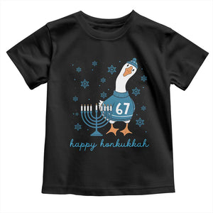 67 Six Seven Silly Goose Hanukkah Meme Toddler T Shirt Happy Honkukkah TS14 Black Print Your Wear