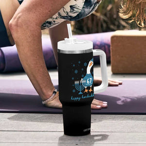 67 Six Seven Silly Goose Hanukkah Meme Tumbler With Handle Happy Honkukkah TS14 Print Your Wear