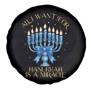 Funny Hanukkah Spare Tire Cover All I Want For Chanukkah Is A Miracle TS14 Print Your Wear