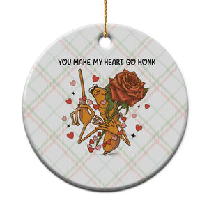 Marcus The Worm Valentine Meme Ceramic Ornament You Make My Heart Go Honk TS14 1pc Christmas Plaid Print Your Wear