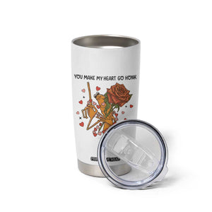 Marcus The Worm Valentine Meme Tumbler Cup You Make My Heart Go Honk TS14 Print Your Wear