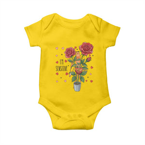 Marcus The Worm Valentine Meme Baby Onesie I Am Senstive TS14 Daisy Print Your Wear