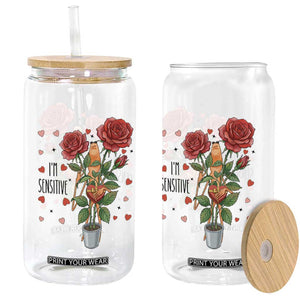 Marcus The Worm Valentine Meme Glass Can I Am Senstive TS14 Print Your Wear