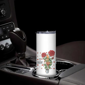 Marcus The Worm Valentine Meme Skinny Tumbler I Am Senstive TS14 Print Your Wear