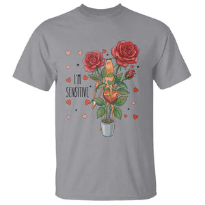 Marcus The Worm Valentine Meme T Shirt I Am Senstive TS14 Sport Gray Print Your Wear