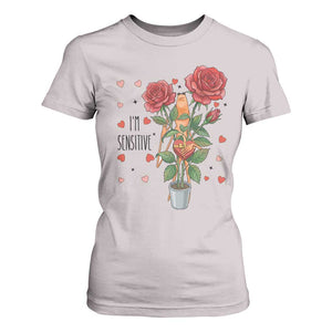 Marcus The Worm Valentine Meme T Shirt For Women I Am Senstive TS14 Ice Gray Print Your Wear