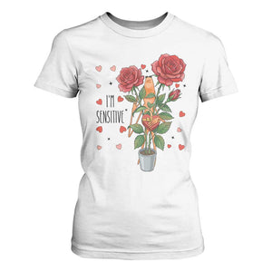 Marcus The Worm Valentine Meme T Shirt For Women I Am Senstive TS14 White Print Your Wear