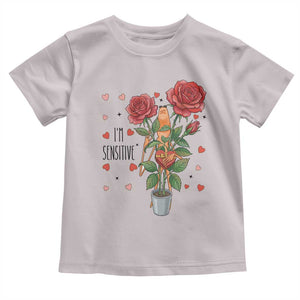 Marcus The Worm Valentine Meme Toddler T Shirt I Am Senstive TS14 Ice Gray Print Your Wear
