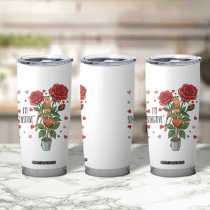 Marcus The Worm Valentine Meme Tumbler Cup I Am Senstive TS14 Print Your Wear