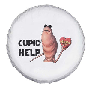 Marcus The Worm Valentine Meme Spare Tire Cover Cupid Help TS14 Print Your Wear